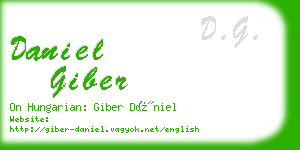 daniel giber business card